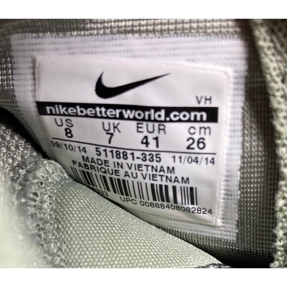Nike Sneakers Men\'s Size 8 Gray Roshe Run Lace Up Breathable